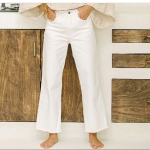 Myrah Penaloza Miley white high waisted jeans size M (29)